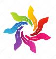 Depositphotos 34947785 stock illustration hands helping colorful logo vector